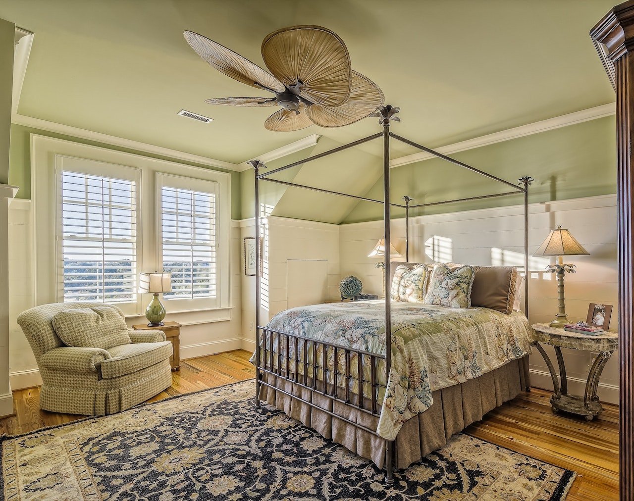 bedroom with hvac